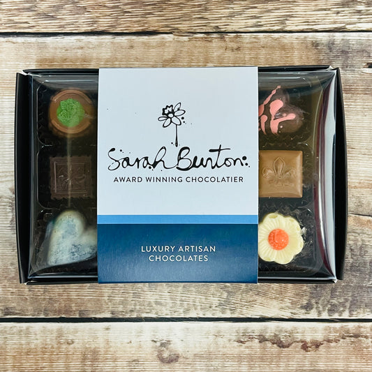 Handmade Artisan 12 Piece Box of Chocolates