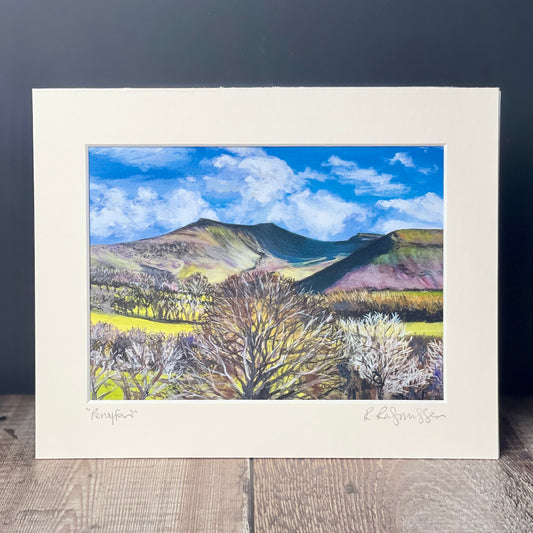 'Pen Y Fan' Welsh Art Print