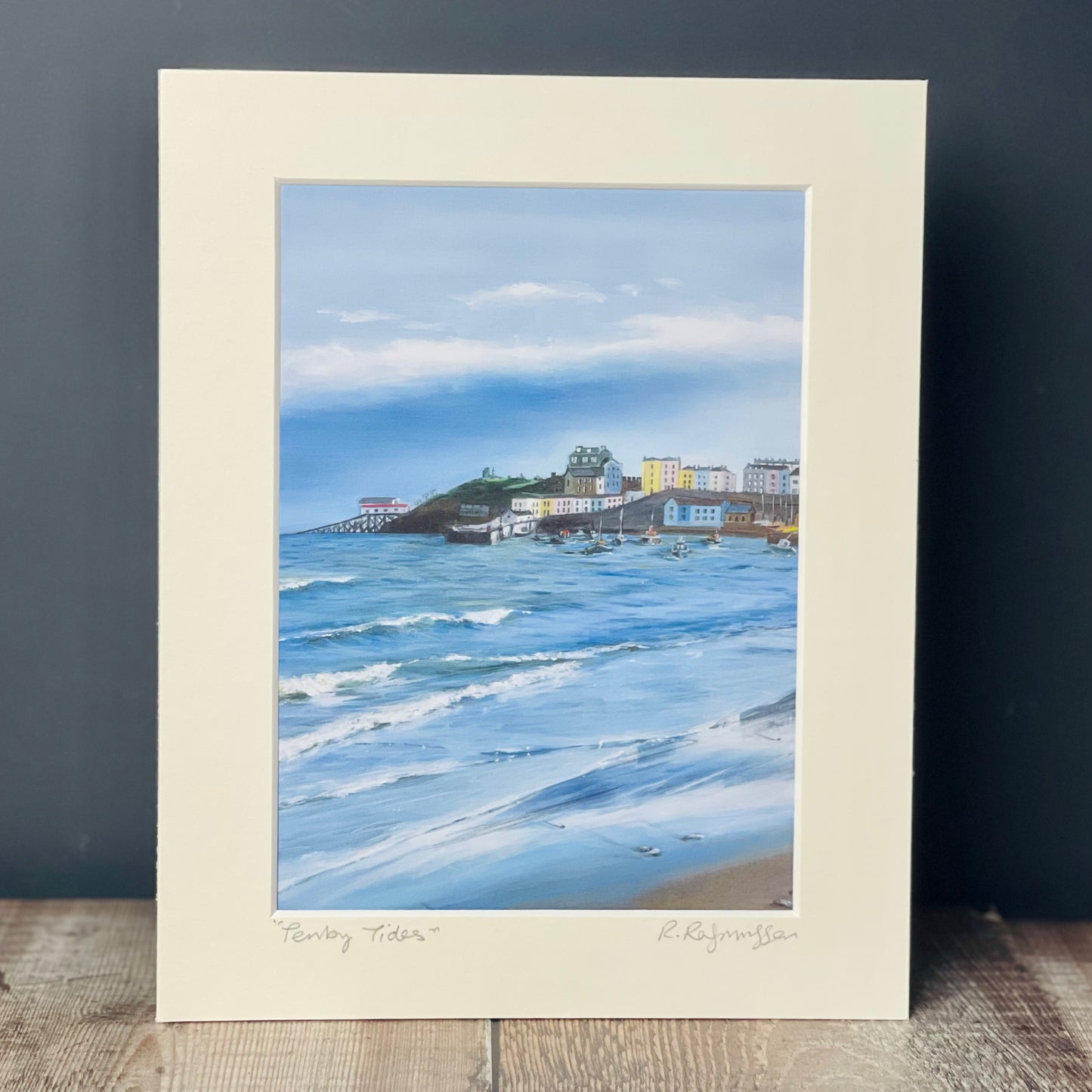 'Tenby Tides' Welsh Art Print