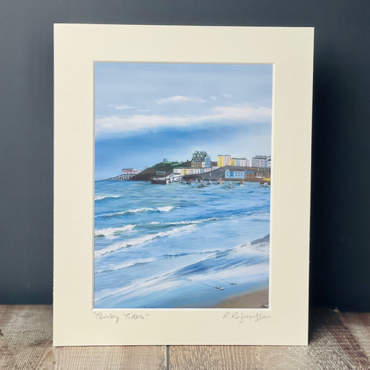 'Tenby Tides' Welsh Art Print
