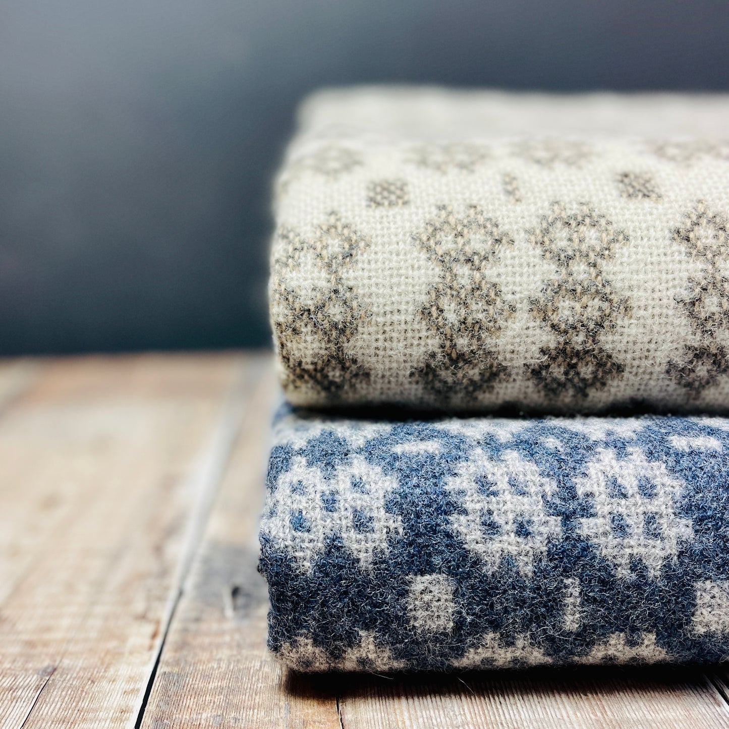 Quarry Tapestry Welsh Woollen Blanket By Rock Mill