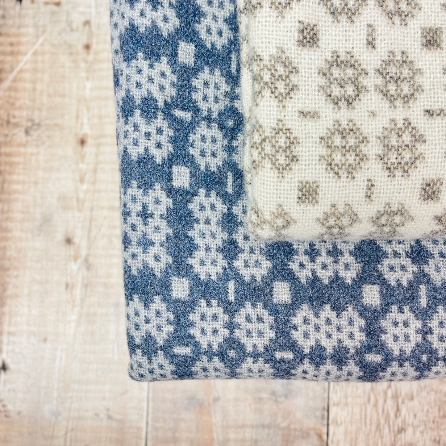 Moonstone Tapestry Welsh Woollen Blanket By Rock Mill