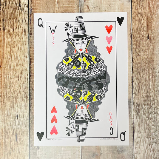 'Queen of Wales' Welsh Art Print