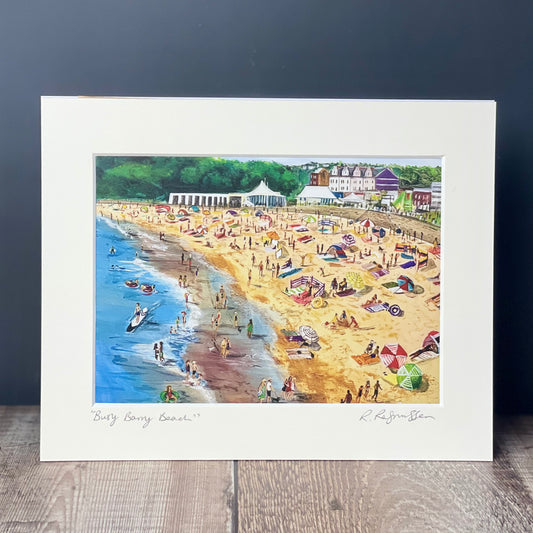 'Busy Barry Island' Welsh Art Print