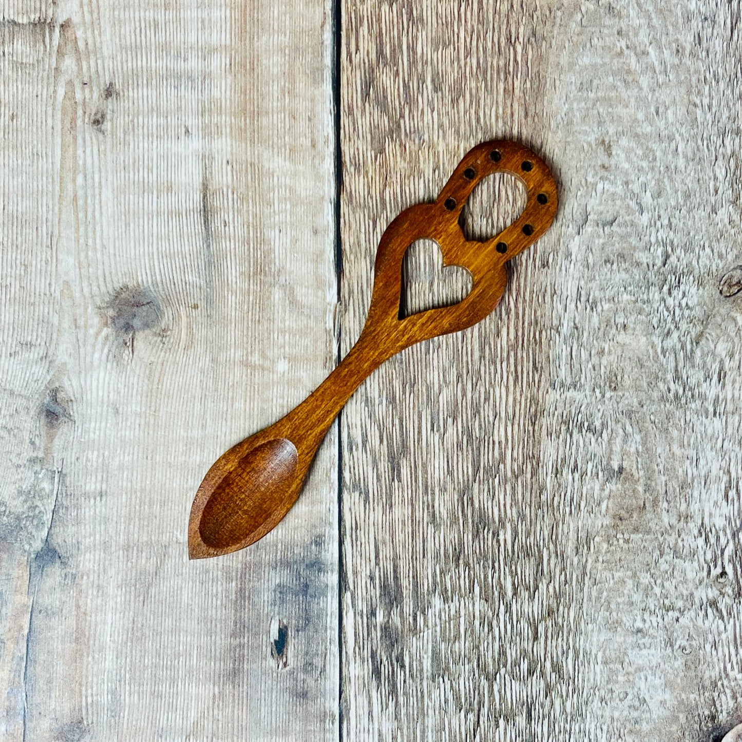 Horseshoe Lovespoon, Small - Medium Tone