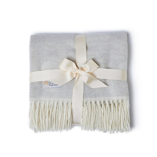 Merino Cloud Baby Blanket by Tweedmill