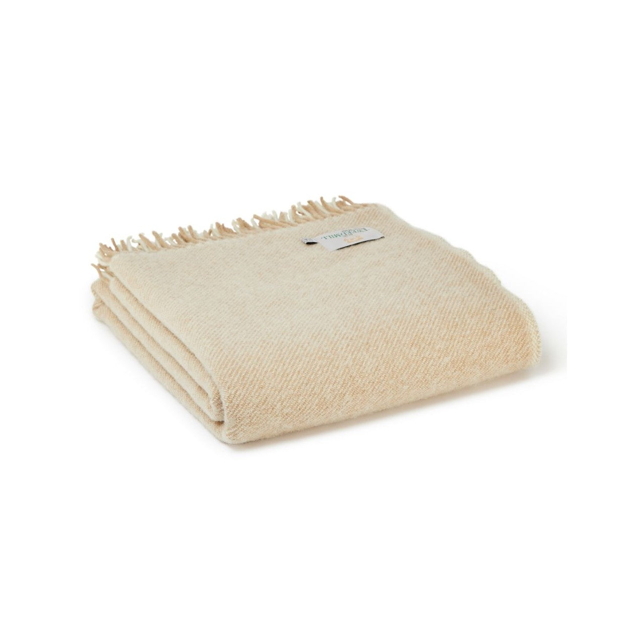 Vintage and Cream Moorland Welsh Blanket by Tweedmill