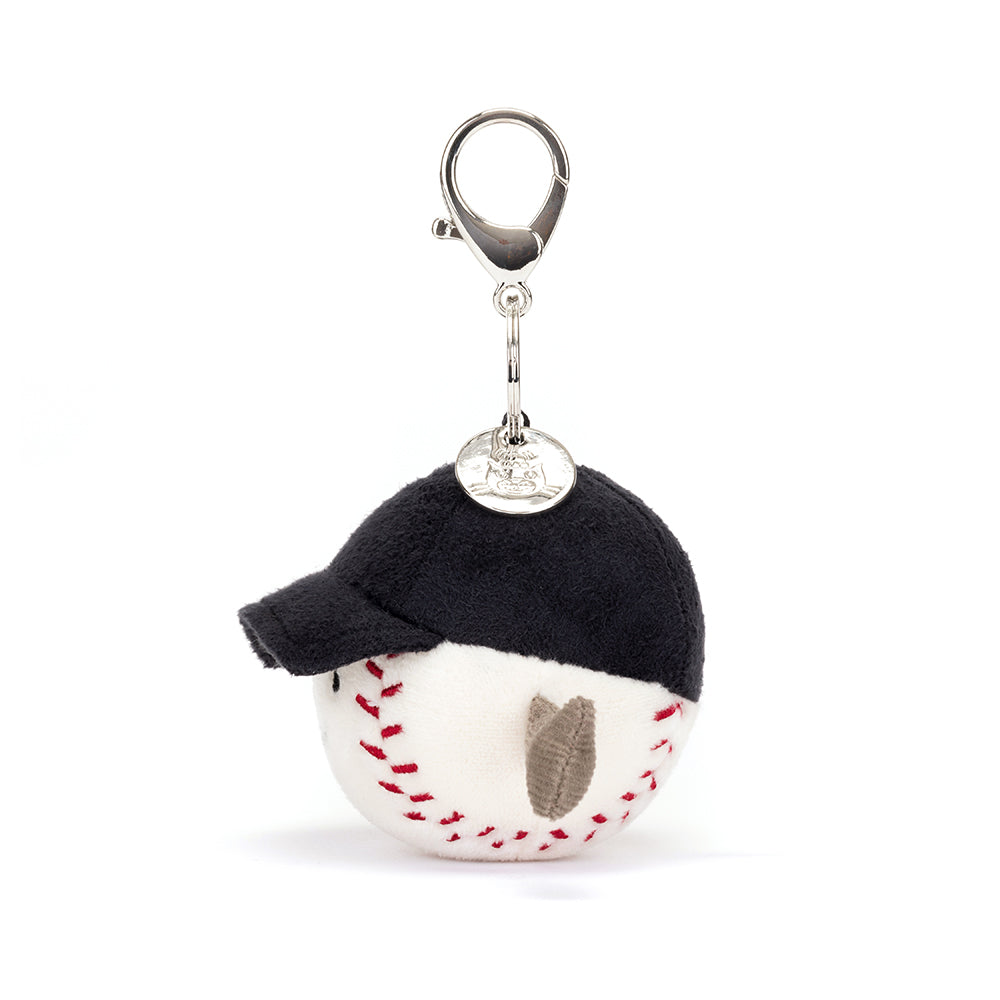 Amuseables Baseball Bag Charm by Jellycat
