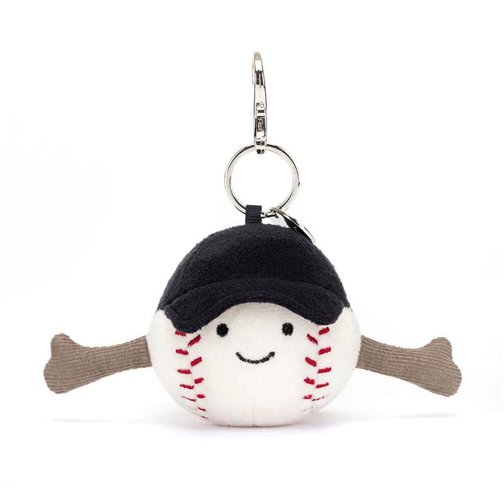 Amuseables Baseball Bag Charm by Jellycat