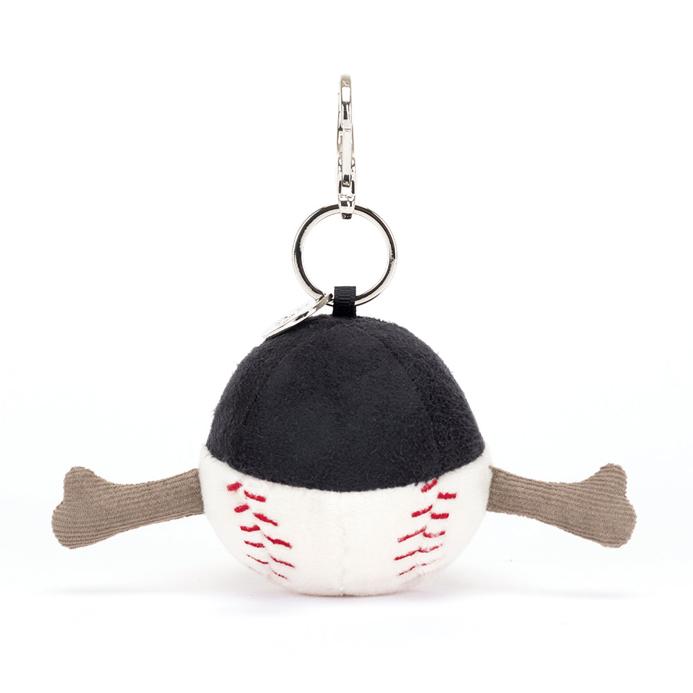 Amuseables Baseball Bag Charm by Jellycat