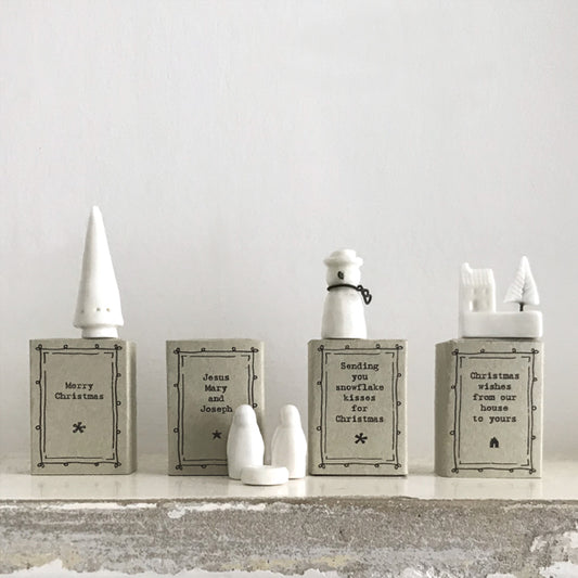 Porcelain Nativity Matchbox