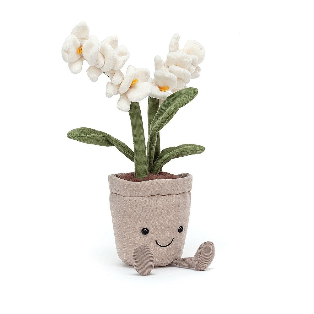  廃盤　ぬいぐるみ　Amuseable Cream Orchid Amuseable Cream Orchid by Jellycat – Little Welsh Company