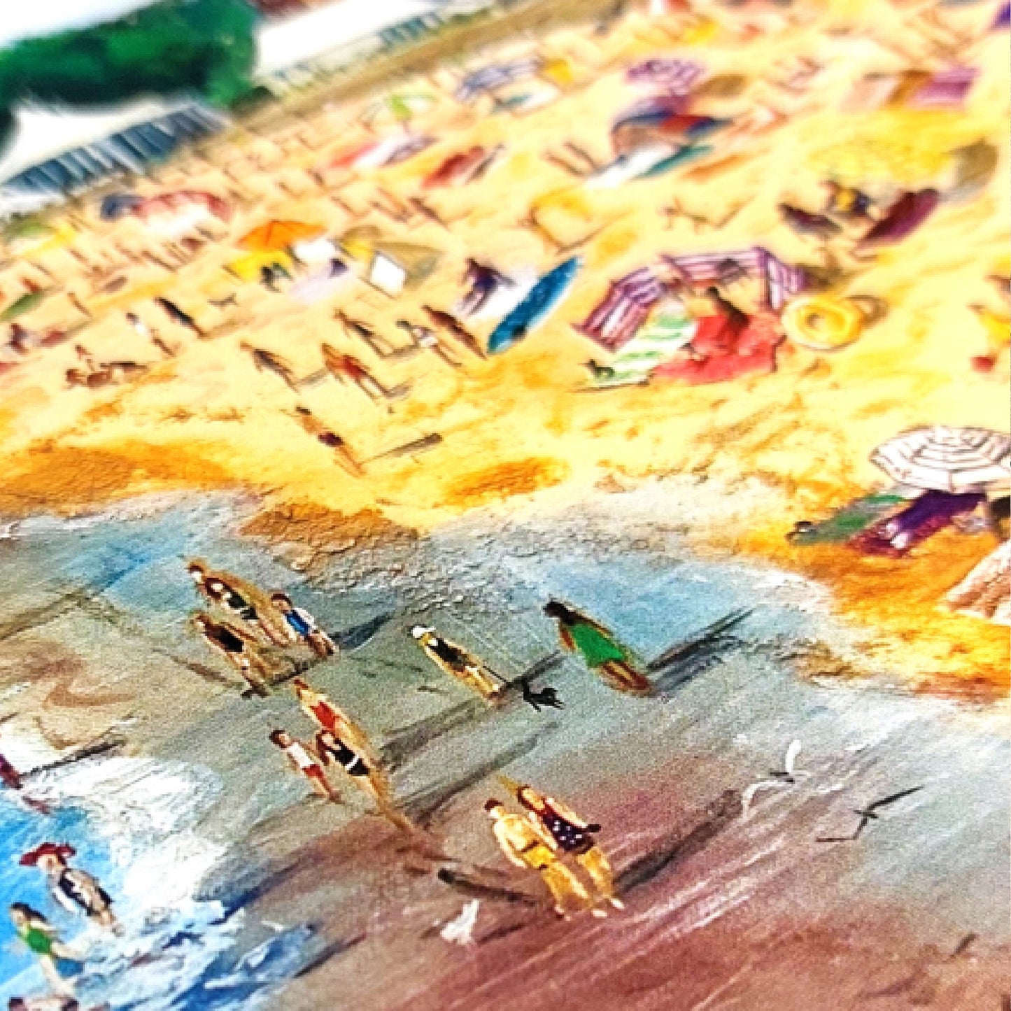 'Busy Barry Island' Welsh Art Print