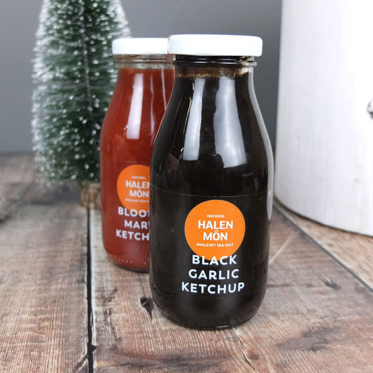 Black Garlic Ketchup by Halen Mon