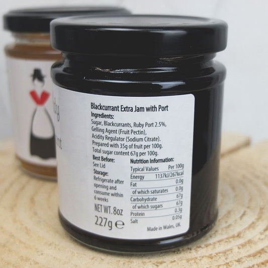 Blackcurrant and Port Preserve by Welsh Lady Preserves