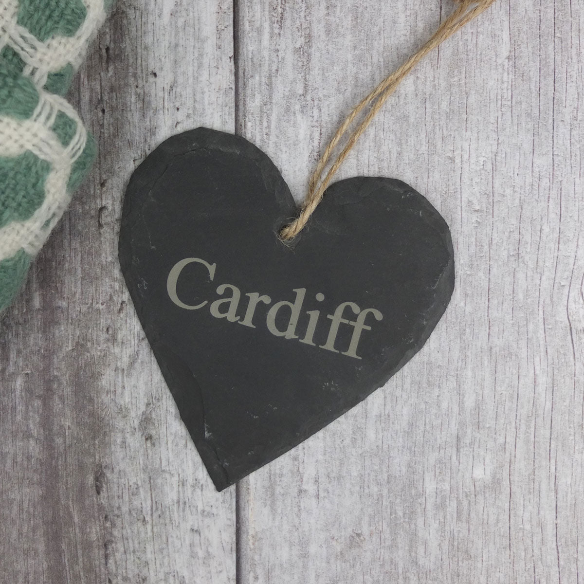Cardiff Medium Slate Heart