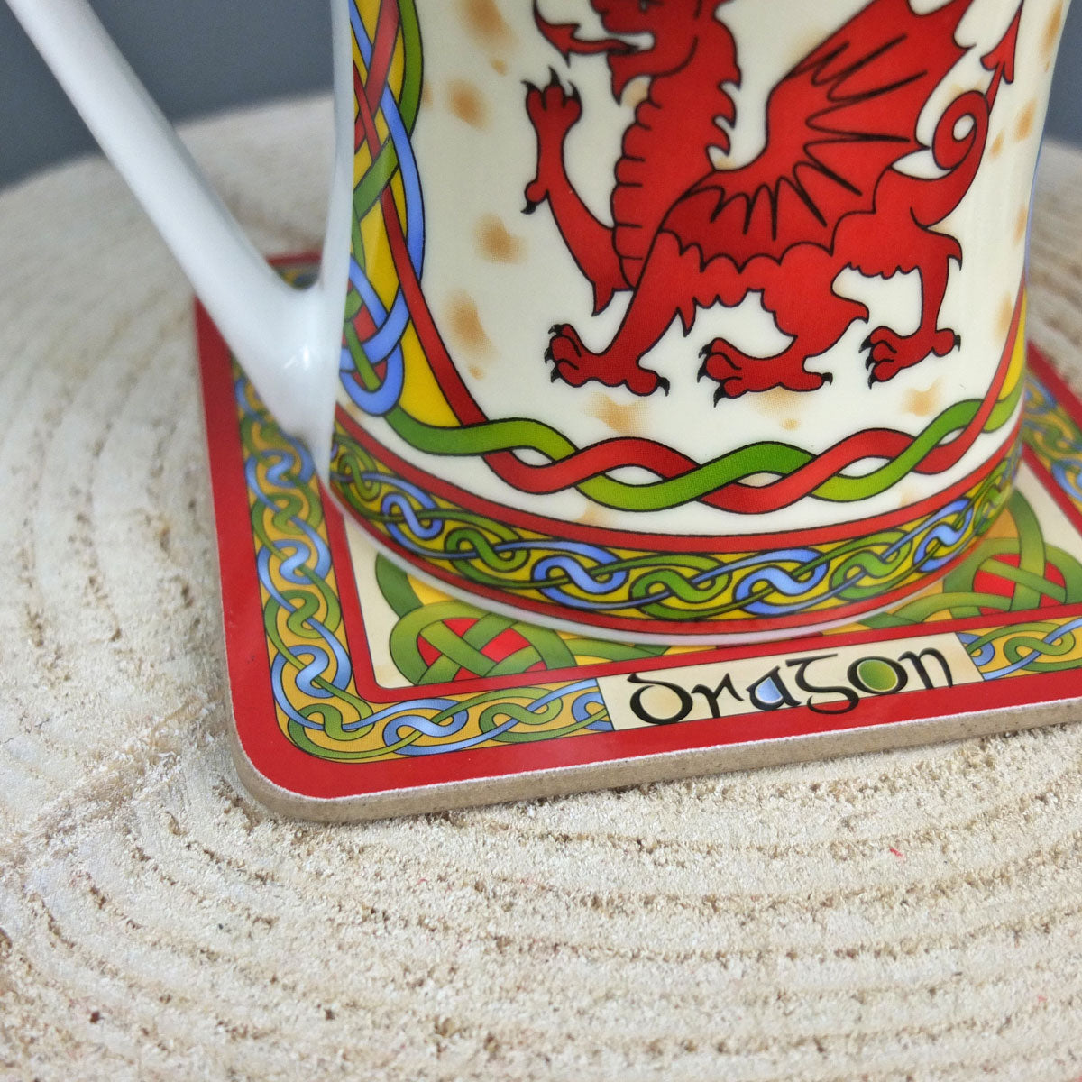 Celtic Weave Dragon Coaster