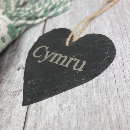 Cymru Medium Slate Heart