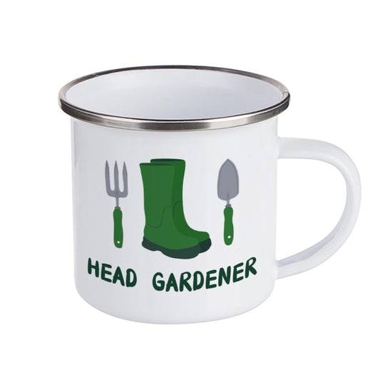 Head Gardener Enamel Mug