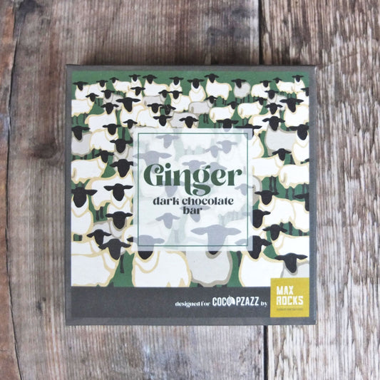 Vegan Max Rocks Dark Chocolate Ginger Bar