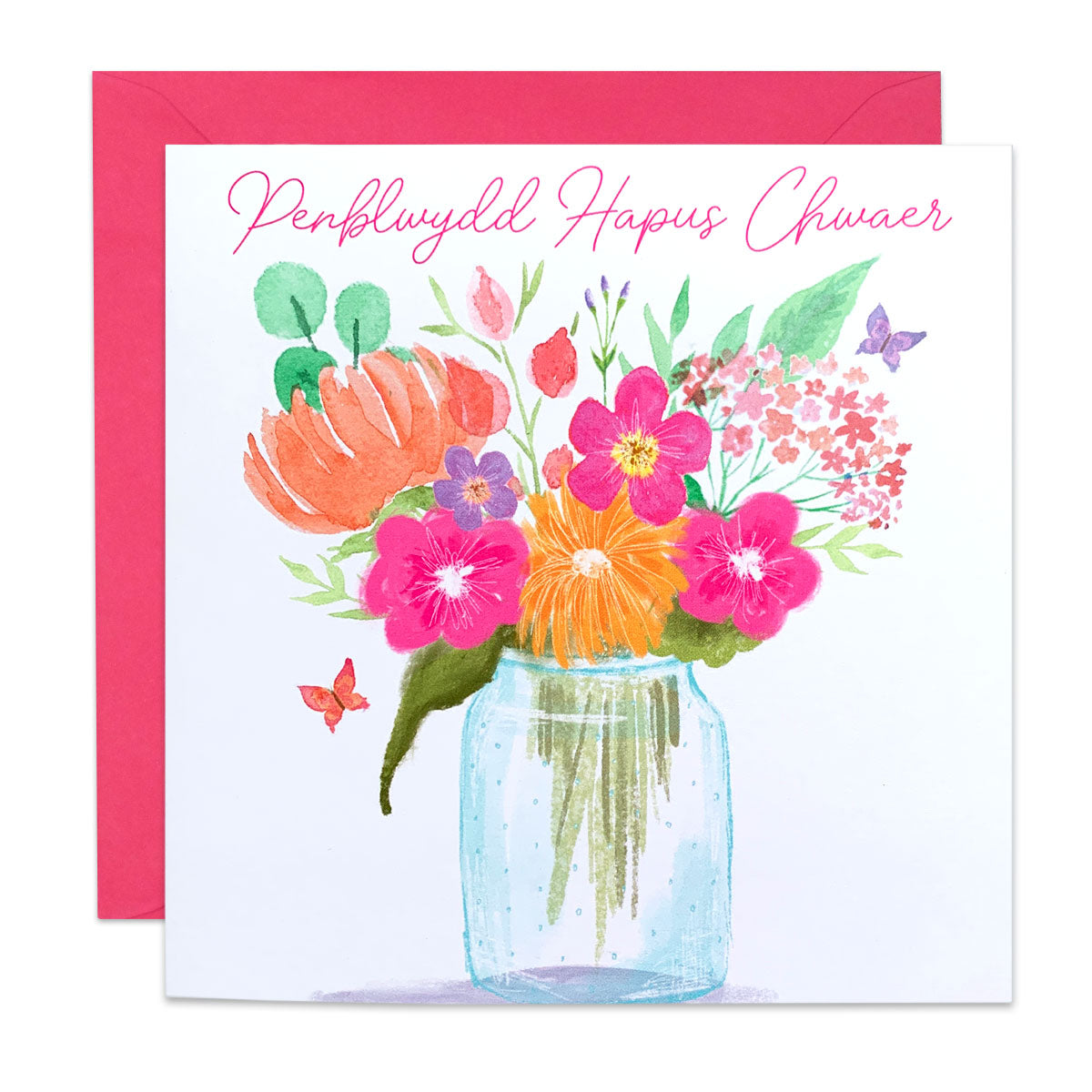 Penblwydd Hapus Chwaer Card