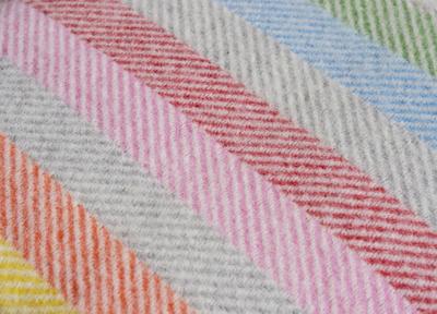 Rainbow Stripe Welsh Blanket by Tweedmill
