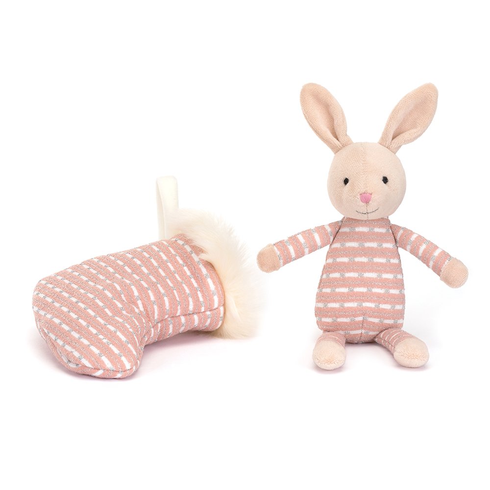 Shimmer Stocking Bunny by Jellycat