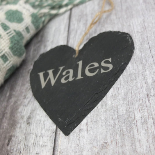 Wales Medium Slate Heart