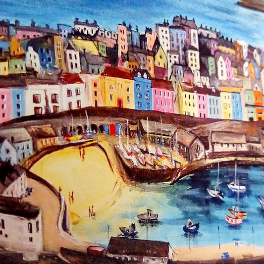 'Fortress Of Fish' Welsh Art Print