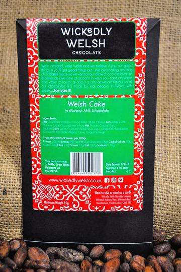 Welsh Cake Milk Chocolate Bar