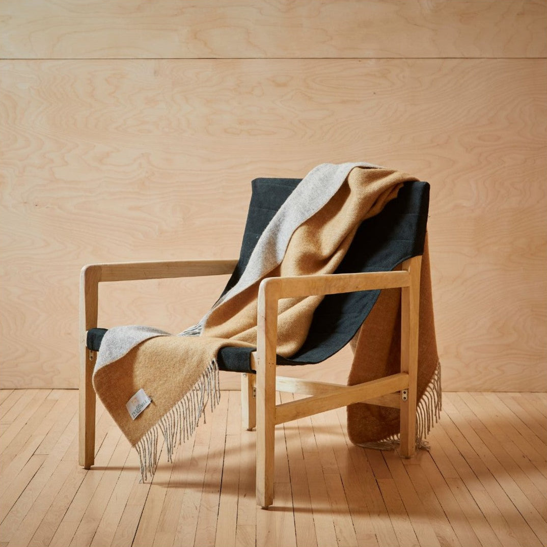 Dartmoor Desert Brown Throw By Tweedmill