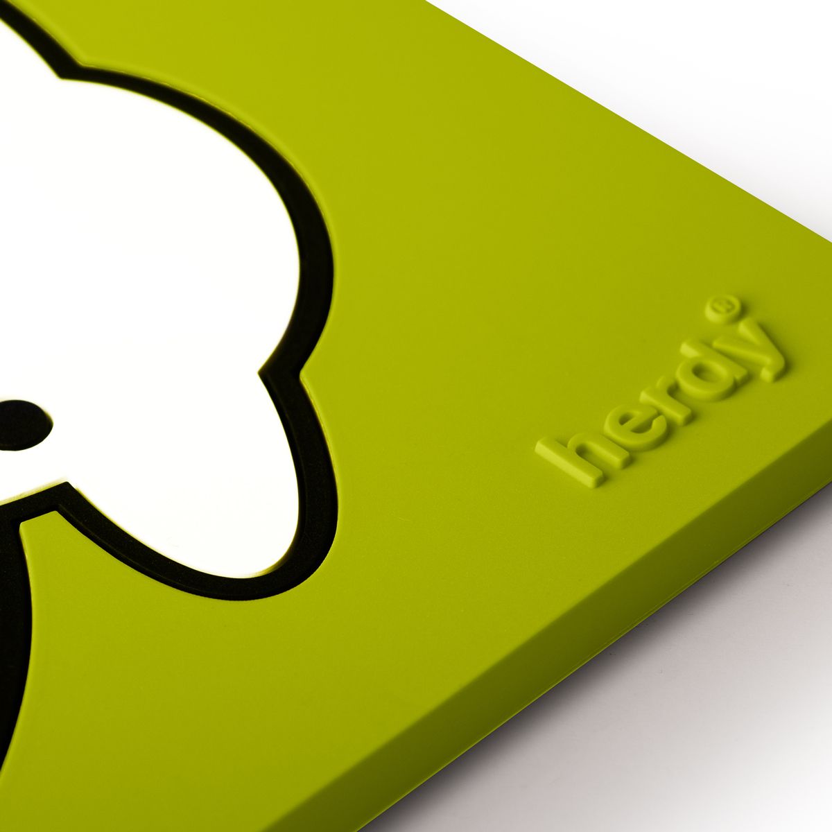 Green PVC Herdy Coaster