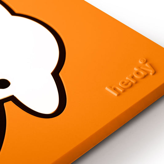 Orange PVC Herdy Coaster