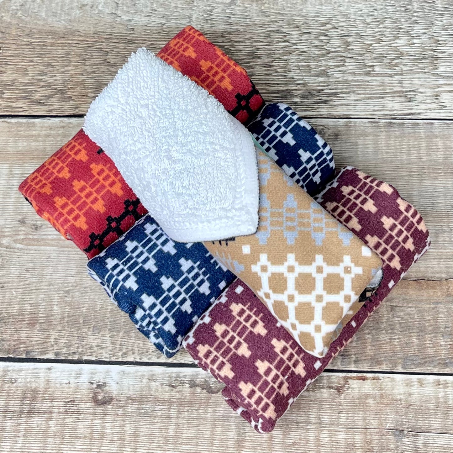 Scarlet Tapestry Facecloth