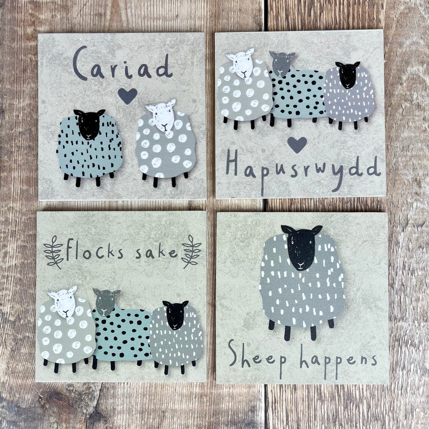 Sheep Happens Coaster Set