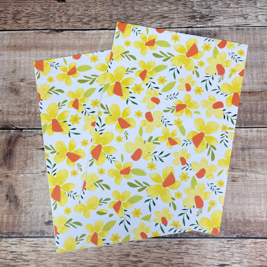 Daffodil Gift Wrap and Tags Set