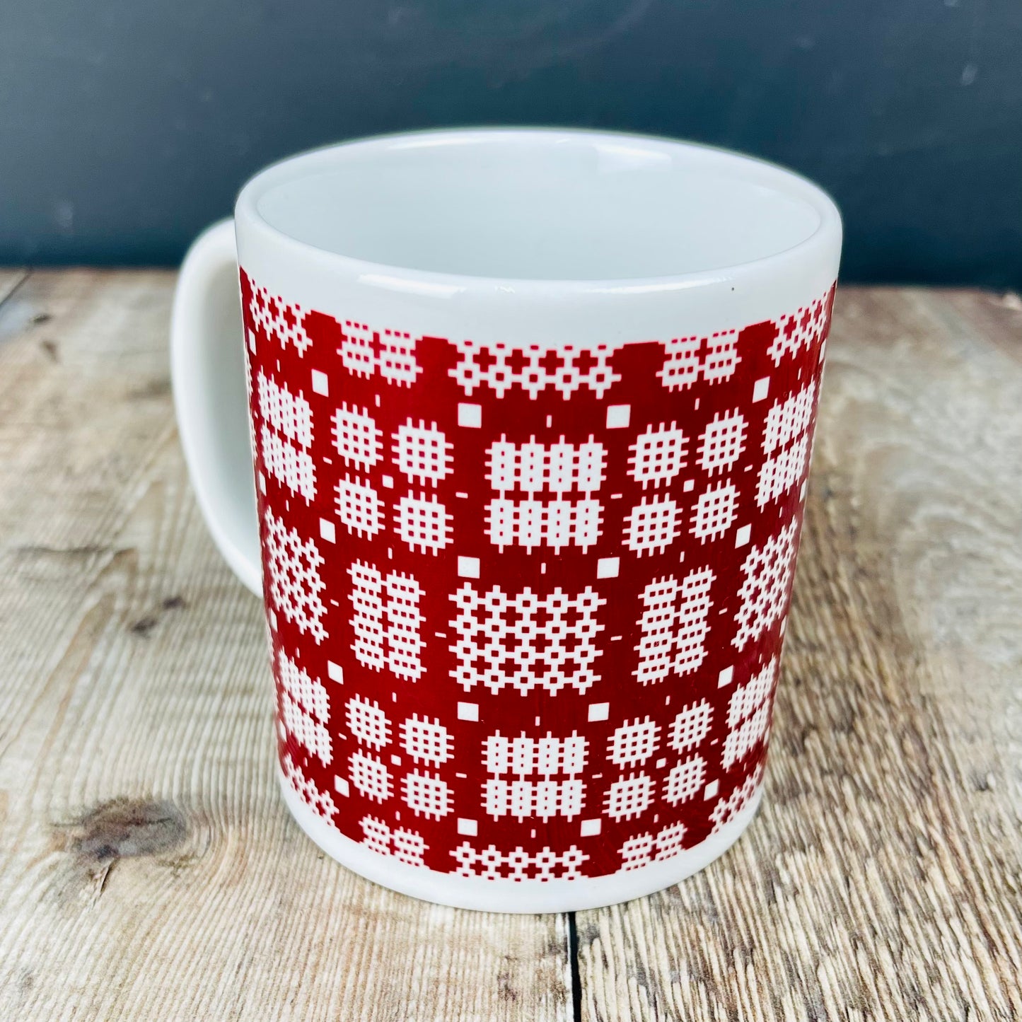 Red Welsh Tapestry Mug
