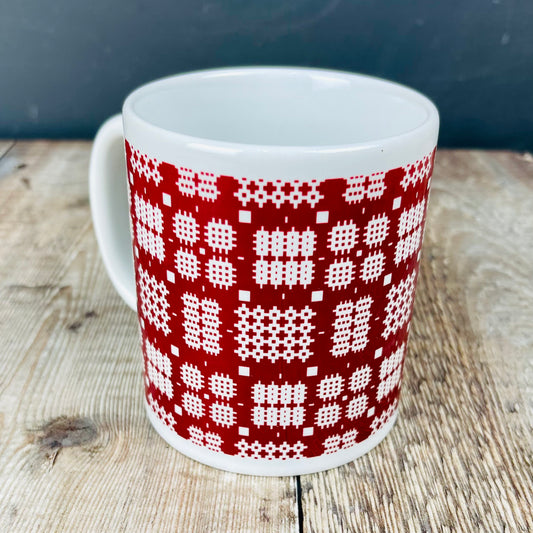 Red Welsh Tapestry Mug