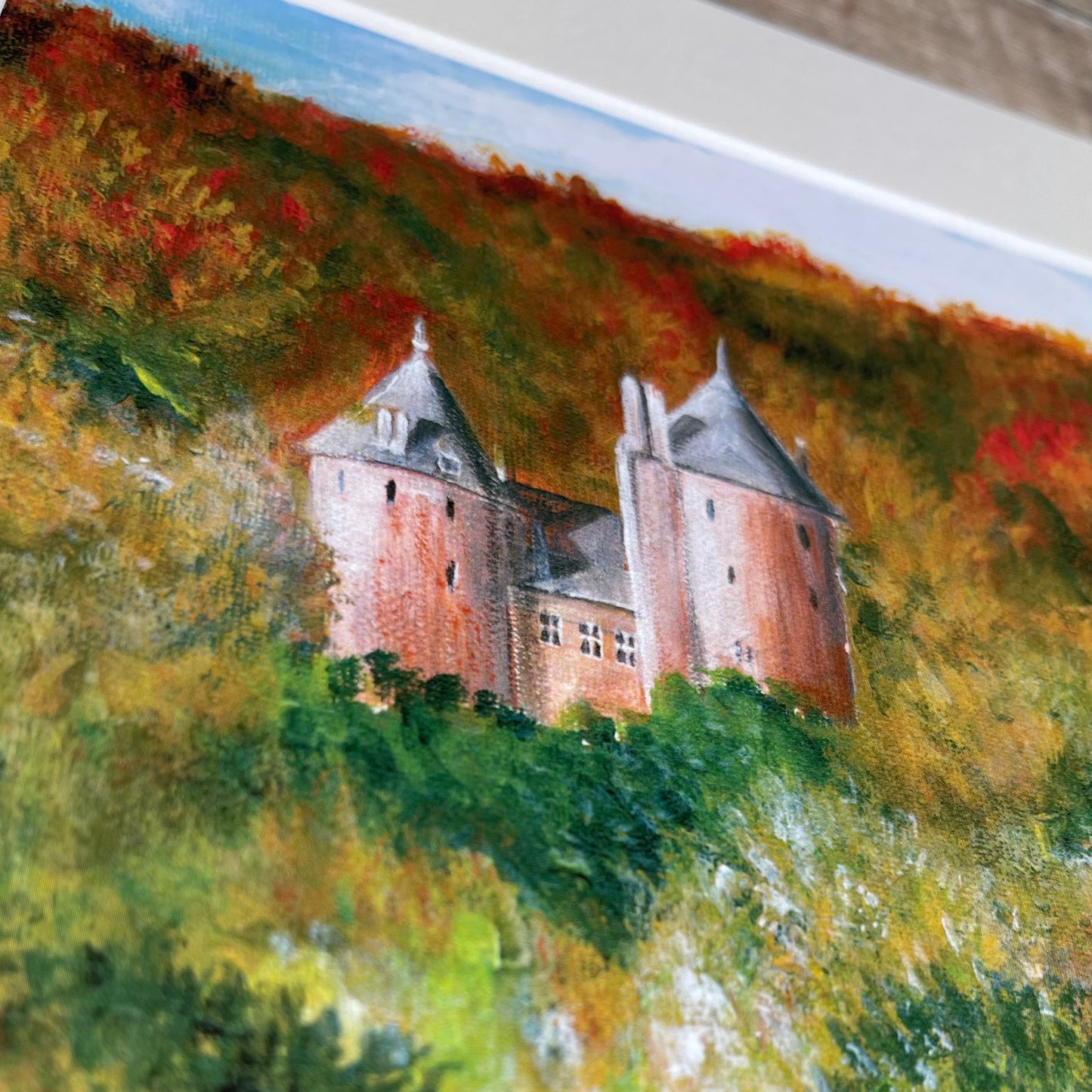 'Castle Coch' Welsh Art Print