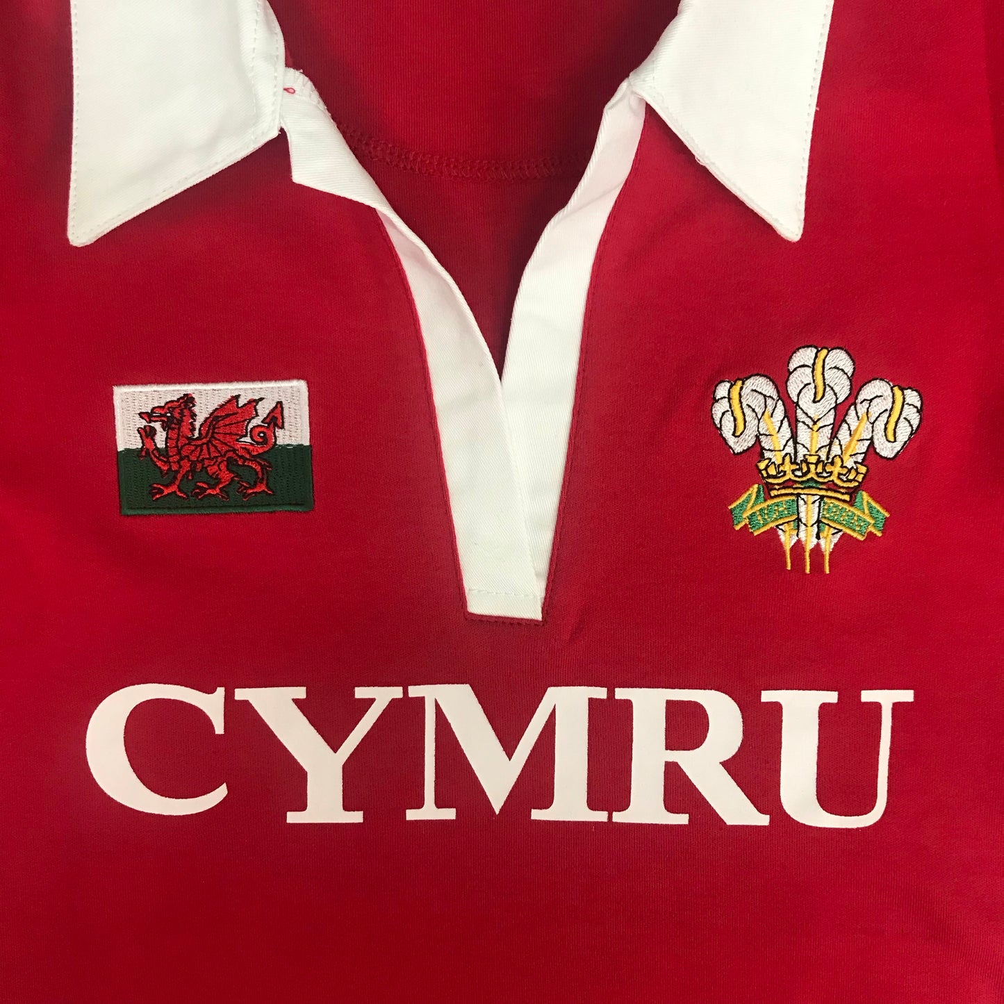 Ladies short sleeve Cymru rugby shirt