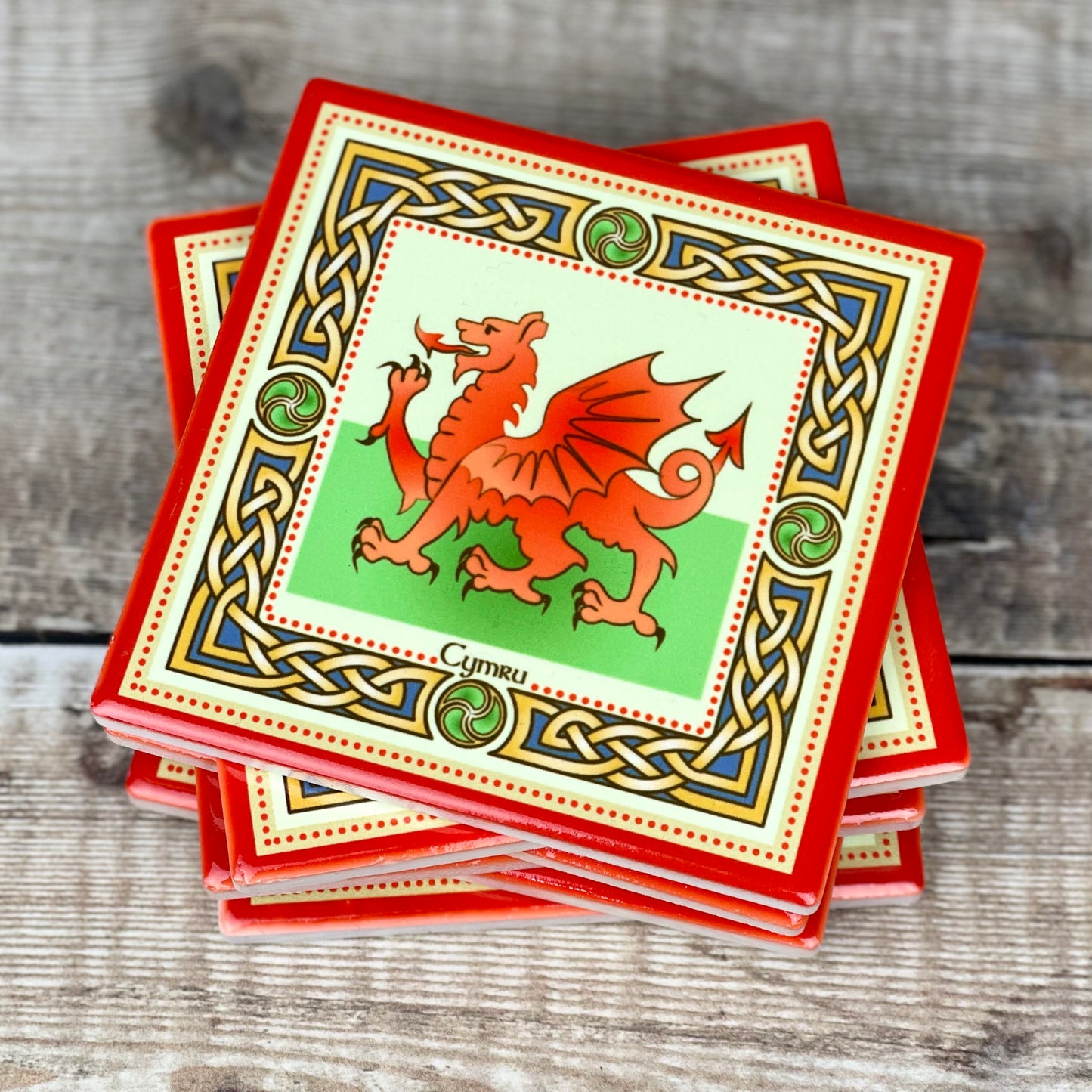 Ceramic Dragon Coaster