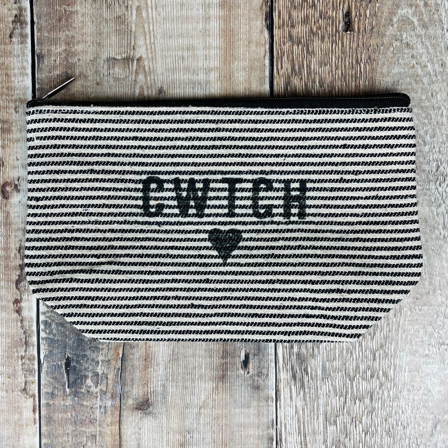 'Cwtch' Striped Toiletry Bag