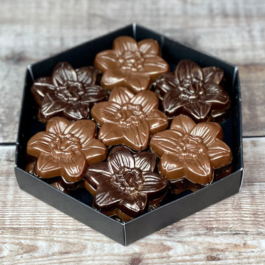 Bunch Of Daffodils Welsh Chocolate