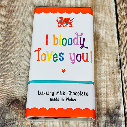 I Bloody Loves You Choc Bar