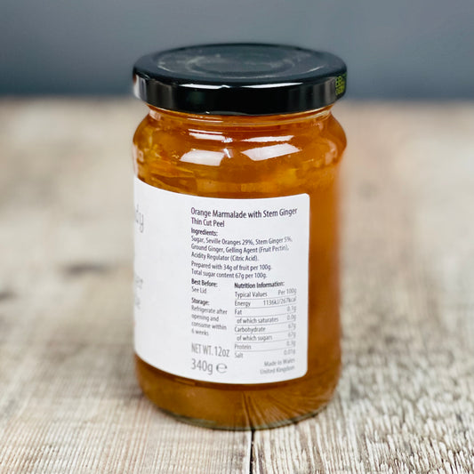 Orange and Stem Ginger Marmalade by welsh Lady Preserves