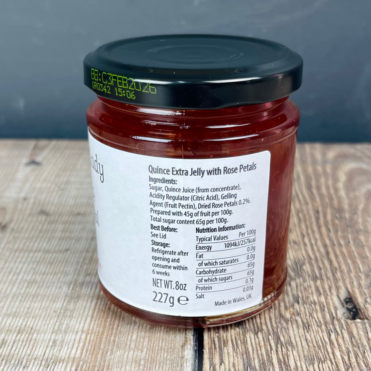 Quince and Rose Petal Jelly by Welsh Lady Preserves