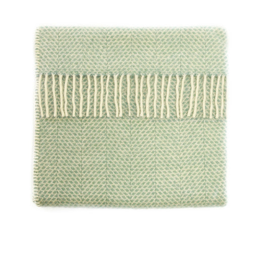 Ocean Beehive Welsh Pram Blanket by Tweedmill