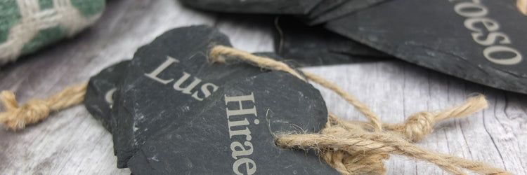 Slate Wall Hangings, Signs and Tags