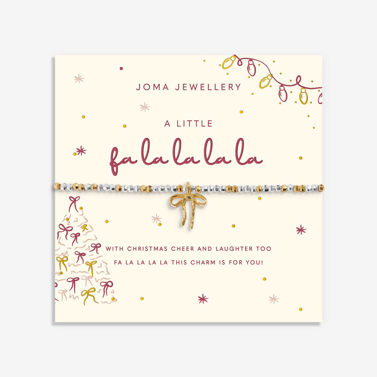 Christmas Little Stories 'Fa La La La La' Bracelet