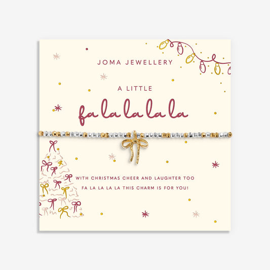Christmas Little Stories 'Fa La La La La' Bracelet